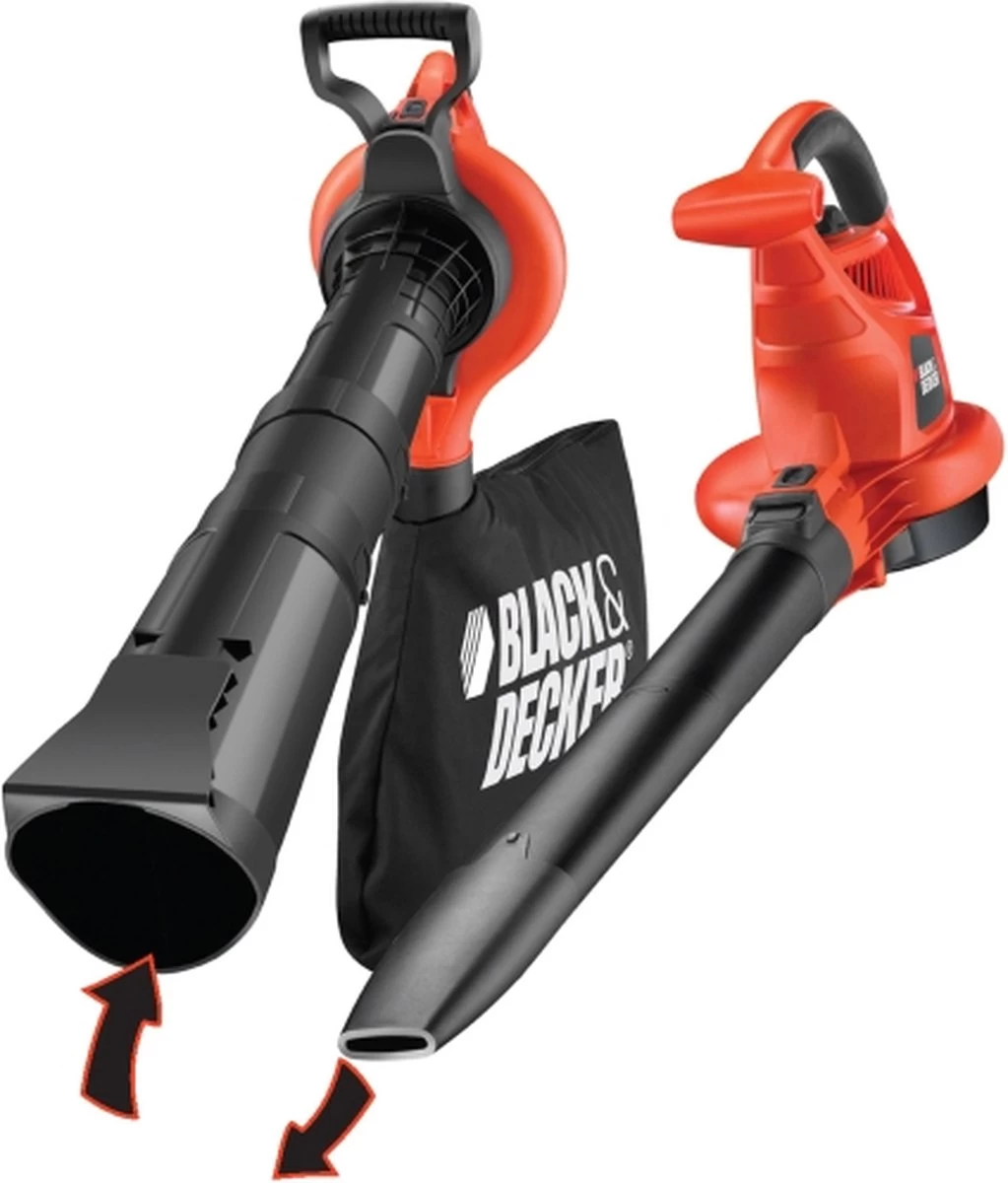 Black & Decker BLACK+DECKER GW3030-QS Bladblazer - 3000W - 50L Opvangbak - 16:1 Volumereductie 2 Black & Decker BLACK+DECKER GW3030-QS Bladblazer - 3000W - 50L Opvangbak - 16:1 Volumereductie - Afbeelding 2