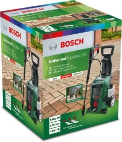 Bosch Universal Aquatak 135 Hogedrukreiniger - Op Snoer - 1900 W - 135 Bar -Tuin Kortingswinkel 1031x1200