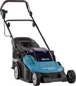 Makita - DLM432PT2 - 2x 18V - Accu - Grasmaaier - Set - 2x 5.0 Ah - Duolader -Tuin Kortingswinkel 1065x1200