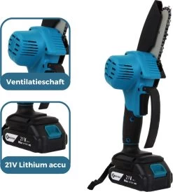 NovarGarden® Mini Kettingzaag NG1 - Met 2x Accu - Takkenzaag - Snoeizaag - Electrisch - Handzaag - Boomzaag - 21V -Tuin Kortingswinkel 1080x1200 2