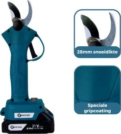 NovarGarden® Elektrische Snoeischaar NG1 - 2x Accu - Elektrisch - Takkenschaar - Op Batterij - 28mm 16 NovarGarden® Elektrische Snoeischaar NG1 - 2x Accu - Elektrisch - Takkenschaar - Op Batterij - 28mm -Tuin Kortingswinkel 1089x1200 1