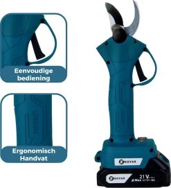 NovarGarden® Elektrische Snoeischaar NG1 - 2x Accu - Elektrisch - Takkenschaar - Op Batterij - 28mm 20 NovarGarden® Elektrische Snoeischaar NG1 - 2x Accu - Elektrisch - Takkenschaar - Op Batterij - 28mm -Tuin Kortingswinkel 1095x1200