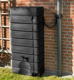 Garden Muurtank Regenton Zwart 320l - ThuisTuinieren.nl -Tuin Kortingswinkel 1104x1200 3