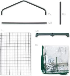 Relaxdays Tuinkas - Foliekas Balkon - Broeikas - Kweekkas - Verkrijgbaar In 3 Afmetingen - 4 -Tuin Kortingswinkel 1114x1200 7