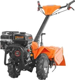 Tuin Kortingswinkel 29 Kibani Grondfrees Benzine - 196cc - 46CM Breedte - 6.5PK - Loncin Motor - Tuinfrees - Tuinfrees Benzine - Bodemfrees - Tuinploeg - Grondfreesmachine