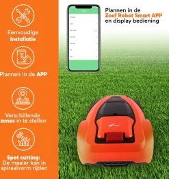 Zoef Robot Robotmaaier Betsie Met APP <1400 M2 -Tuin Kortingswinkel 1134x1200