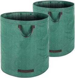 Gardebruk Tuinafvalzak - 2 Stuks 280L – 77x67cm/Opvouwbaar - Groen -Tuin Kortingswinkel 1155x1200 1