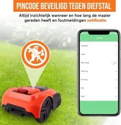 Zoef Robot Robotmaaier Betsie Met APP <1400 M2 -Tuin Kortingswinkel 1157x1200