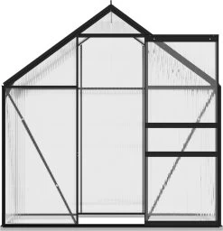 VidaXL Broeikas 1,33 M² Aluminium Antracietkleurig -Tuin Kortingswinkel 1160x1200