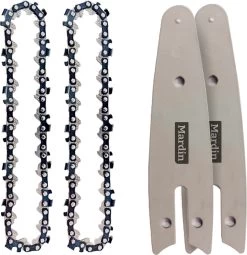 Mardin Mini Kettingzaag Accessoires Set - Snoeizaag - Kettingzaag - Kettingzaag Electrisch - 2x Ketting Plus X2 Zaagblad
