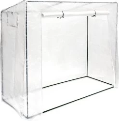 Relaxdays Tomatenkas XL - Met Schuin Dak - Kweekkas Voor Tomaten - Plastic Serre