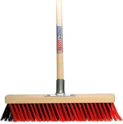 Talen Tools - X-bezem - Buiten - 40 Cm - Rood/Zwart - Compleet