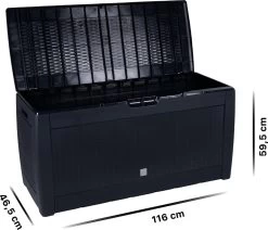 Opbergbox 310L UV-Bestendig Weerbestendig Wielen Tuinbox Rotan-look Antraciet 27 Opbergbox 310L UV-Bestendig Weerbestendig Wielen Tuinbox Rotan-look Antraciet -Tuin Kortingswinkel 1200x1031 1