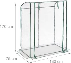 Relaxdays Tomatenkas 170 X 130 X 75 Cm - Folie Tuinkas - Grote Tomaten Kweekkas - Foliekas -Tuin Kortingswinkel 1200x1057 3