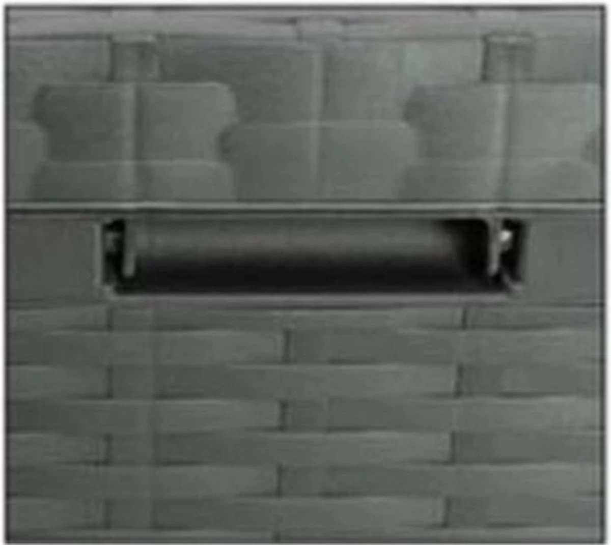 Verrijdbare Tuinkussen Opbergbox - Rattan Look - Zwart - 350 Liter 7 Verrijdbare Tuinkussen Opbergbox - Rattan Look - Zwart - 350 Liter - Afbeelding 7