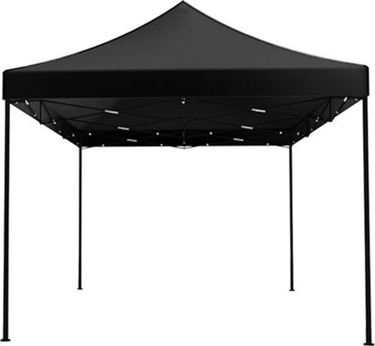Easy Up 3x4,5m Zwart Luxe Partytent Opvouwbaar 2 Easy Up 3x4,5m Zwart Luxe Partytent Opvouwbaar - Afbeelding 2