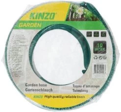 Kinzo Tuinslang 10 Meter - Waterslang Zonder Koppeling - 3-Laags - PVC - Groen -Tuin Kortingswinkel 1200x1112 1