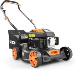 FUXTEC Grasmaaier Benzine - 41cm - 80cc - Duwmaaier - Opvangbak 45L - FX-RM4180 -Tuin Kortingswinkel 1200x1127 2