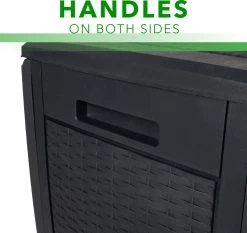 Opbergbox 310L UV-Bestendig Weerbestendig Wielen Tuinbox Rotan-look Antraciet 24 Opbergbox 310L UV-Bestendig Weerbestendig Wielen Tuinbox Rotan-look Antraciet -Tuin Kortingswinkel 1200x1131 6