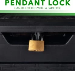 Opbergbox 310L UV-Bestendig Weerbestendig Wielen Tuinbox Rotan-look Antraciet 26 Opbergbox 310L UV-Bestendig Weerbestendig Wielen Tuinbox Rotan-look Antraciet -Tuin Kortingswinkel 1200x1131 7