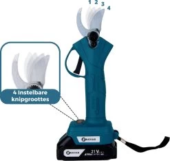 NovarGarden® Elektrische Snoeischaar NG1 - 2x Accu - Elektrisch - Takkenschaar - Op Batterij - 28mm 15 NovarGarden® Elektrische Snoeischaar NG1 - 2x Accu - Elektrisch - Takkenschaar - Op Batterij - 28mm -Tuin Kortingswinkel 1200x1136 1