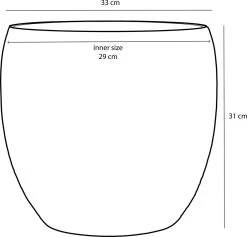 Mica Decorations Lester Bloempot - H31 X Ø33 Cm - Terracotta - Groen 19 Mica Decorations Lester Bloempot - H31 X Ø33 Cm - Terracotta - Groen -Tuin Kortingswinkel 1200x1149 2