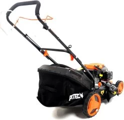 FUXTEC Grasmaaier Benzine - 46cm - Zelfrijdend / Zelftrekkend / Achterwielaandrijving - Mulchfunctie - Opvangbak 50L - FX-RM4646 -Tuin Kortingswinkel 1200x1156 1
