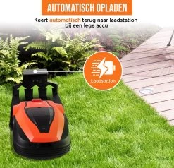 Zoef Robot Robotmaaier Betsie Met APP <1400 M2 -Tuin Kortingswinkel 1200x1156