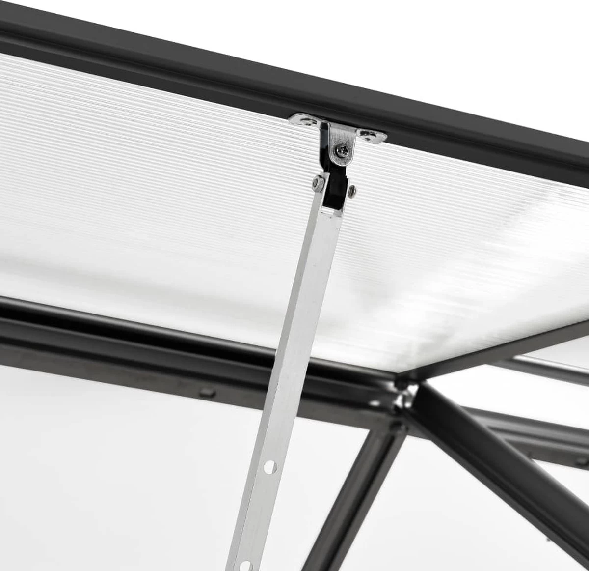 Prolenta Premium - Broeikas 3,61 M² Aluminium Antraciet 2 Prolenta Premium - Broeikas 3,61 M² Aluminium Antraciet - Afbeelding 2