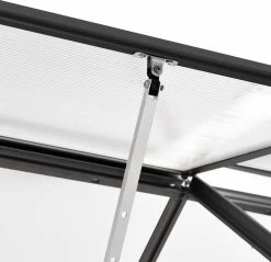 VidaXL Broeikas 1,33 M² Aluminium Antracietkleurig -Tuin Kortingswinkel 1200x1162 6