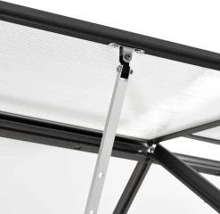 VidaXL Broeikas 1,38 M² Aluminium Antracietkleurig -Tuin Kortingswinkel 1200x1164 6