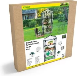 Kinzo Plastic Broeikas 69 X 49 X 160cm -Tuin Kortingswinkel 1200x1179 10