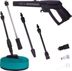 VONROC PRO Hogedrukreiniger V25-2 – 2500W – 195 Bar – 468 L/h – Duurzame Inductiemotor – Incl. 8m Slang, Slanghaspel, Terrasreiniger, Reinigingstank En Meer -Tuin Kortingswinkel 1200x1185