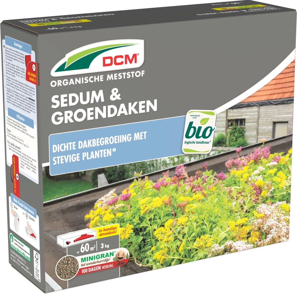 DCM Meststof Sedum & Groendaken - 3kg - Tuinplanten Voeding 1 DCM Meststof Sedum & Groendaken - 3kg - Tuinplanten Voeding