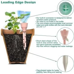 BOTC Waterdruppelaar Set Van 6 Stuks Voor Planten - Watergeefsysteem -Tuin Kortingswinkel 1200x1193 6