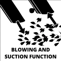 Einhell Elektrische Bladblazer GC-EL 3024 E (blazen, Zuigen & Versnipperen, Zuigbuis Ø75 Mm, Zuigkracht 650 M³/h, Hakselfunctie 10:1, Blaassnelheid 240 Km/h, Opvangzak 40 L) -Tuin Kortingswinkel 1200x1199 2