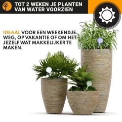 Waterdruppelaar Set Van 6 Stuks Voor Planten Transparant – 27 CM – Automatisch Watergeefsysteem Voor Kamerplanten – Planten Watergever Met Druppelsysteem – Waterbol -Tuin Kortingswinkel 1200x1200 1075