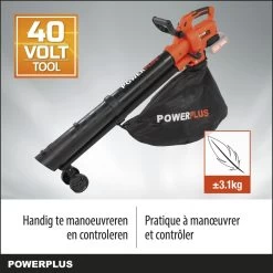 Powerplus Dual Power POWDPG75270 Bladblazer - Bladzuiger En -versnipperaar - Brushless - Blazen - Zuigen - Versnipperen - Excl. Accu En Lader - Incl. Opvangzak 45L -Tuin Kortingswinkel 1200x1200 109