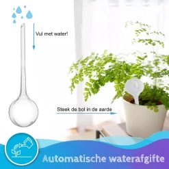 Summer Spark Waterdruppelaar Voor Planten 6 Stuks Transparant – 27 CM X 8 CM – 250 ML – Automatisch Watergeefsysteem Voor Kamerplanten – Planten Watergever Met Druppelsysteem – Waterbol -Tuin Kortingswinkel 1200x1200 1103
