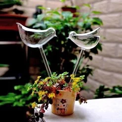 Planten Watergever Glazen Vogel (set Van 2) -Tuin Kortingswinkel 1200x1200 1126