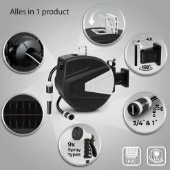 Sens Design Slanghaspel - Tuinslang Haspel - Automatisch - Zwart - 30m -Tuin Kortingswinkel 1200x1200 1196