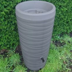 Regenton Wave - 240 Liter - Grijs -Tuin Kortingswinkel 1200x1200 1219