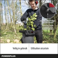 Powerplus POWEG5011 Elektrische Hakselaar Versnipperaar - 2400W - Max. Ø40mm - Incl. Duwstok, Wielen En 50L Opvangzak - Heggen, Bomen En Haag - Tuinonderhoud -Tuin Kortingswinkel 1200x1200 133