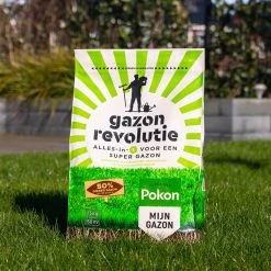 Pokon Gazon Revolutie - 7,5kg - Gazonmest / Graszaad / Bodemverbeteraar - Geschikt Voor 150m² - Binnen 15 Dagen Resultaat -Tuin Kortingswinkel 1200x1200 1372