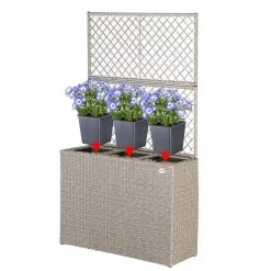 Casaria Polyrattan Bloembak – 3 Bakken Klimophek - Crème 13 Casaria Polyrattan Bloembak – 3 Bakken Klimophek - Crème -Tuin Kortingswinkel 1200x1200 1495