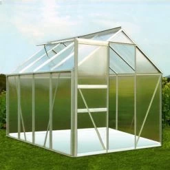 Gardebruk Aluminium Kas 4,75 M² - Fundament & Regengoot - 250x190cm -Tuin Kortingswinkel 1200x1200 1596