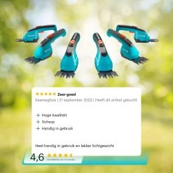 GARDENA AccuCut Li - Grasschaar - 8 Cm Maaibreedte -Tuin Kortingswinkel 1200x1200 188