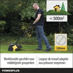Powerplus POWXG7513 Elektrische Verticuteermachine - Mos Verwijderaar - 1400W - 320mm Maaibreedte - 45L Opvangbak - Incl. Gazonbeluchter/grasbeluchter -Tuin Kortingswinkel 1200x1200 254