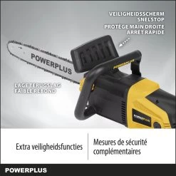 Powerplus POWXG1009 Elektrische Kettingzaag - 2400W - Zwaardlengte 400mm - Automatische Kettingsmering - Incl. 1x Ketting En 1x Zwaard -Tuin Kortingswinkel 1200x1200 28