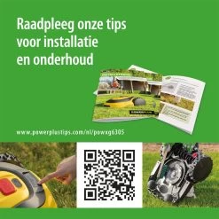 Powerplus POWXG6305 Robotmaaier - 18V - Voor Gazons Tot Ca. 500m² - Maaibreedte 180mm - Incl. Laadstation En Accessoires -Tuin Kortingswinkel 1200x1200 316